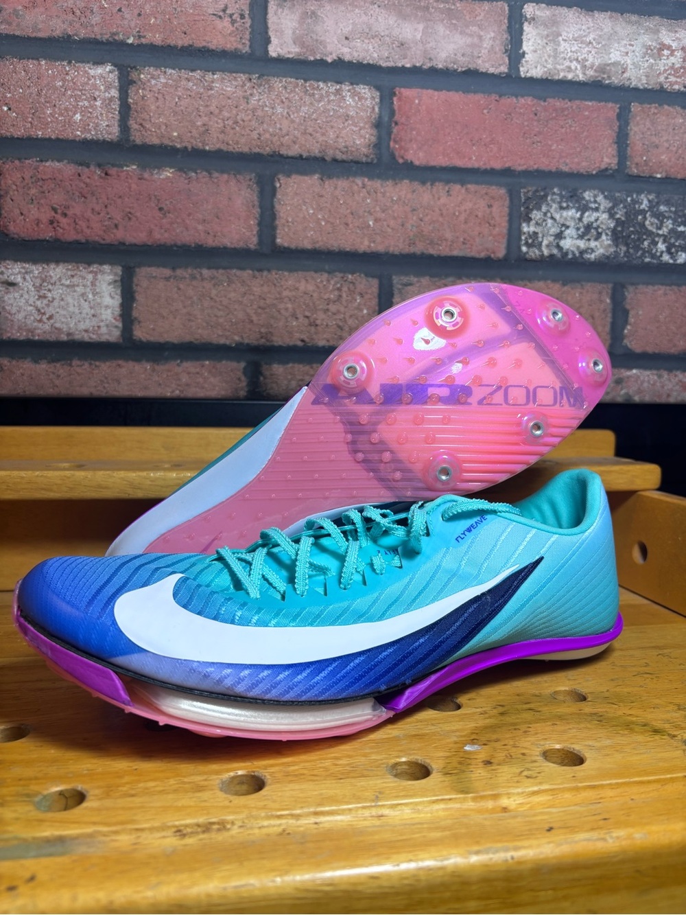 Nike Maxfly 2 RSG Turquoise Track & Field Sprinting IO0309-300 Mens Size 14 New